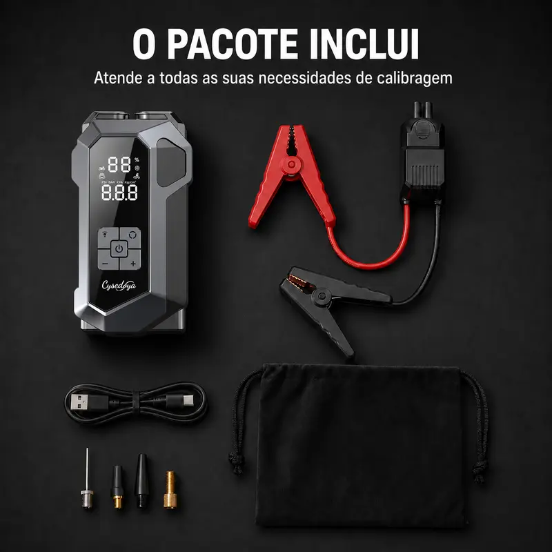 Etapas de uso e embalagem